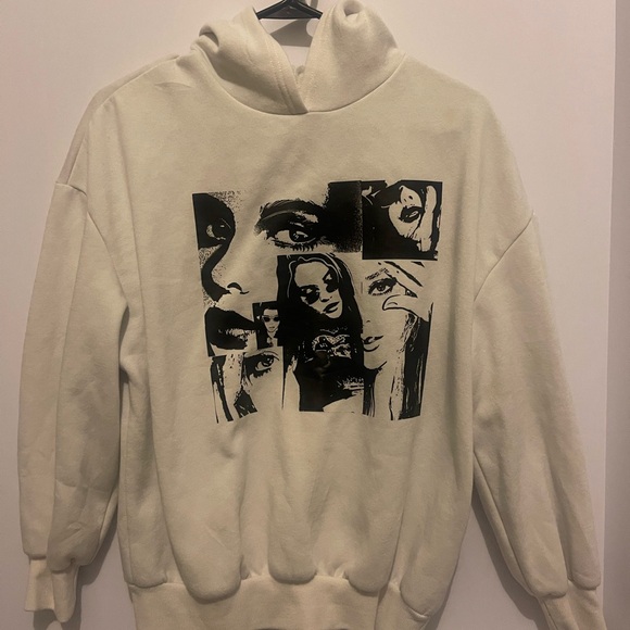 SHEIN Off-White Teen Hoodie - Picture 2 of 5